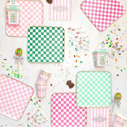 Harry Potter Honeydukes Checkered Plates