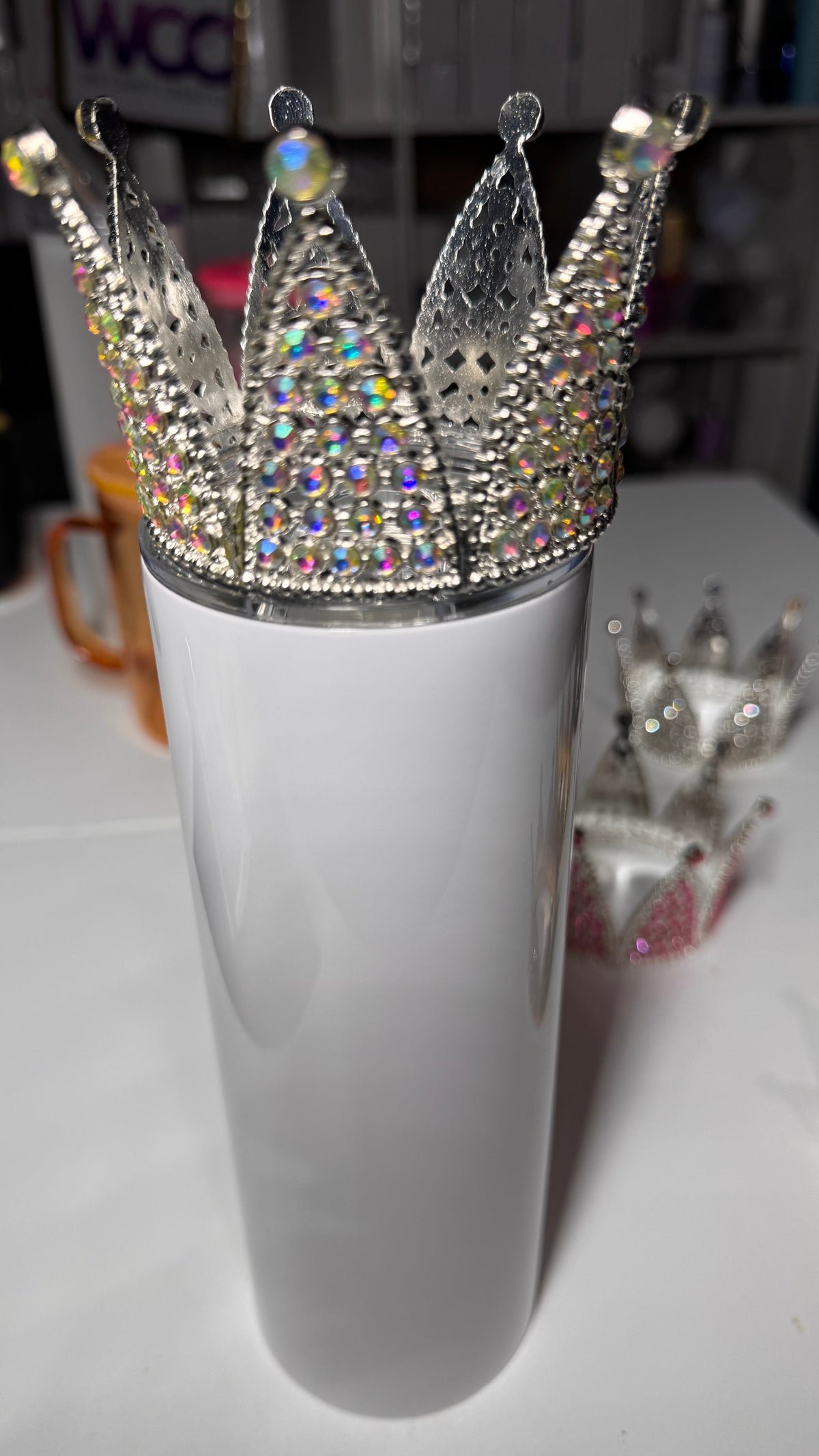 Gobelet Couronne - Décoration Strass Scintillante