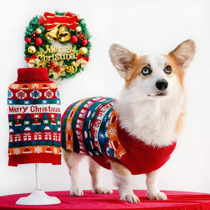 Pull de Noël Nicholas pour chien – Pull de Noël festif pour chien