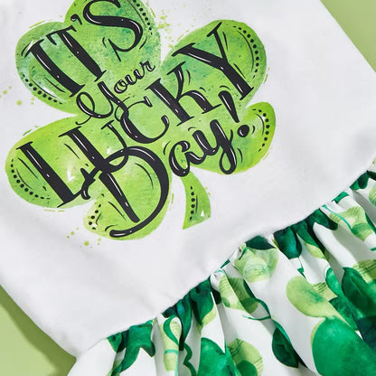 Robe « C'est votre jour de chance » – Robe pour chien de la Saint-Patrick