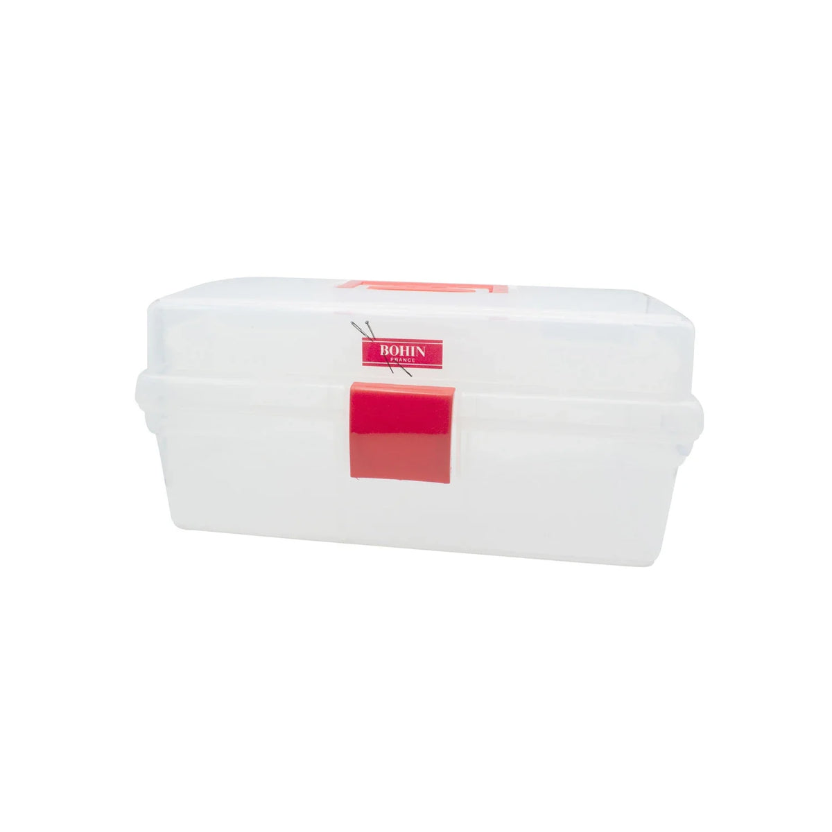 Boîte de couture en plastique transparent Bohin