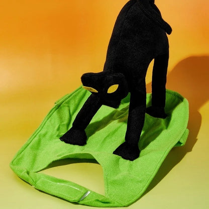A Scaredy Cat Dog Halloween Costume