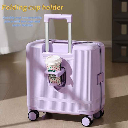 New Fashionable 16 Inch Luggage Case With TSA Customs Lock, 360 Universal Wheel Pull Rod Box, Luggage Universal Wheel Password Box