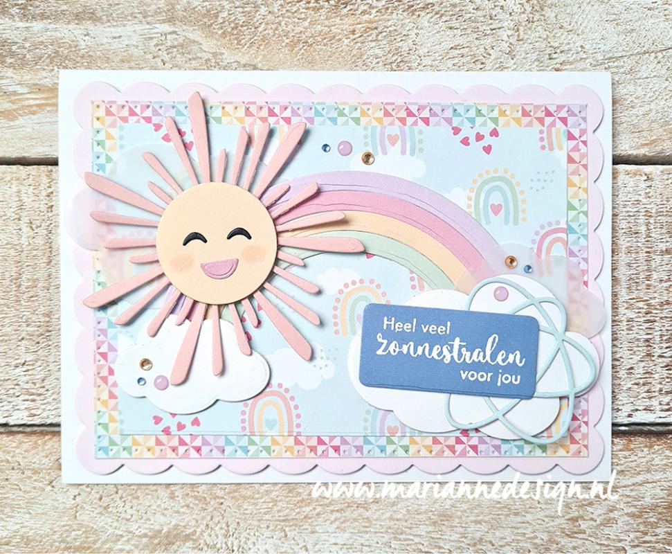 Marianne Design Collectables Die - Soleil et Nuages par Marleen
