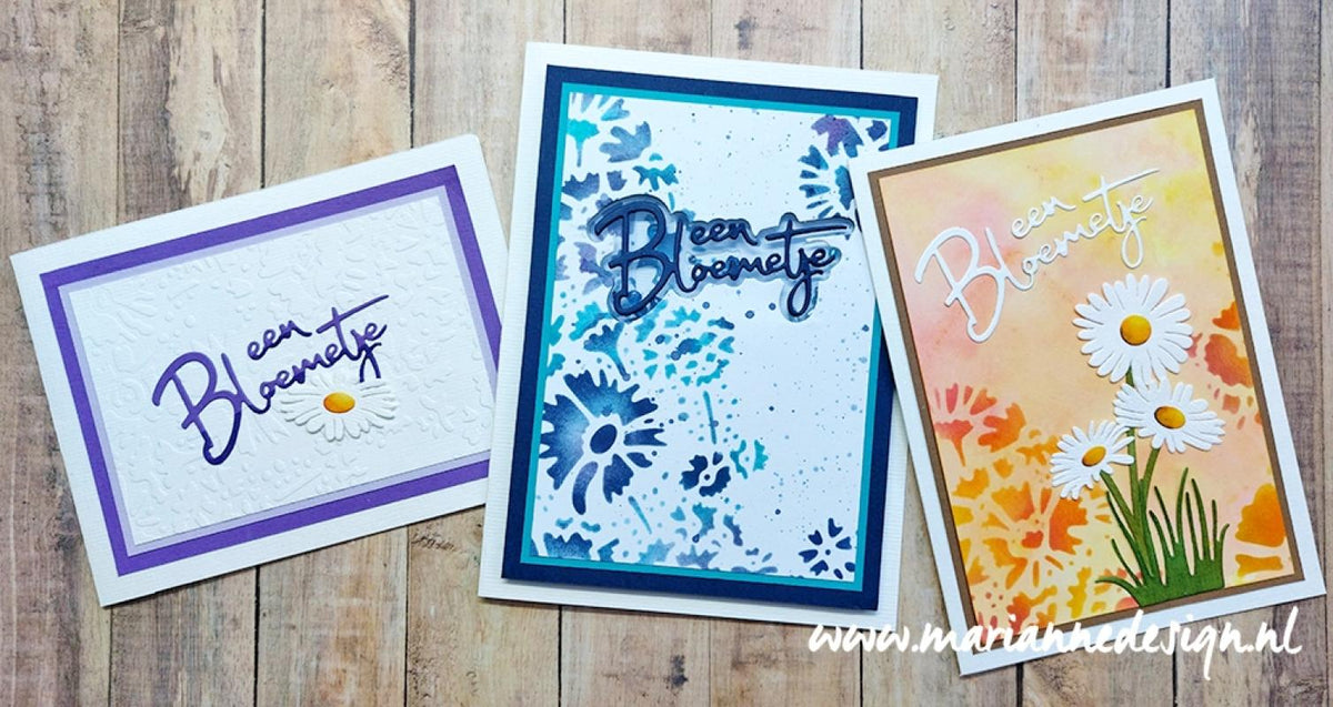 Marianne Design Pochoir Masque - Le Champ De Fleurs De Tiny