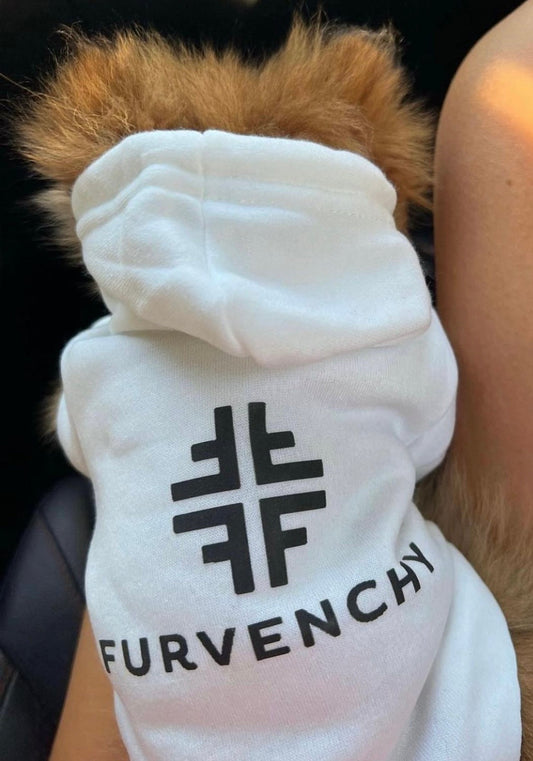 Furvenchy Dog Hoodie – Luxury Streetwear Hoodie for Dogs