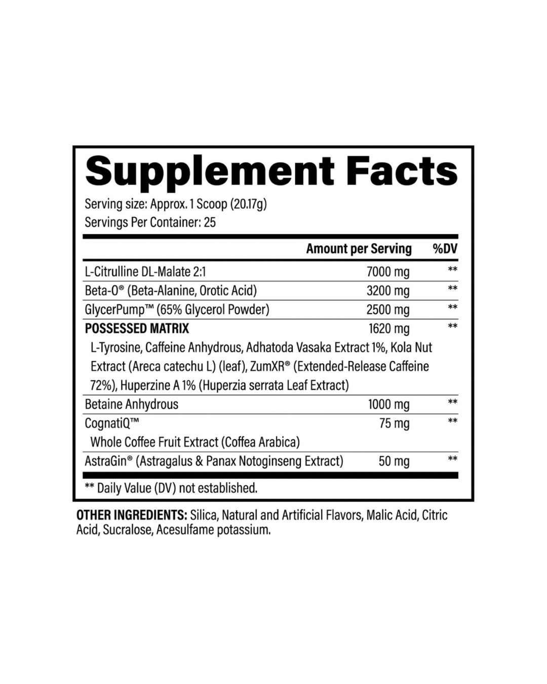 Black Magic BZRK Pre-Workout