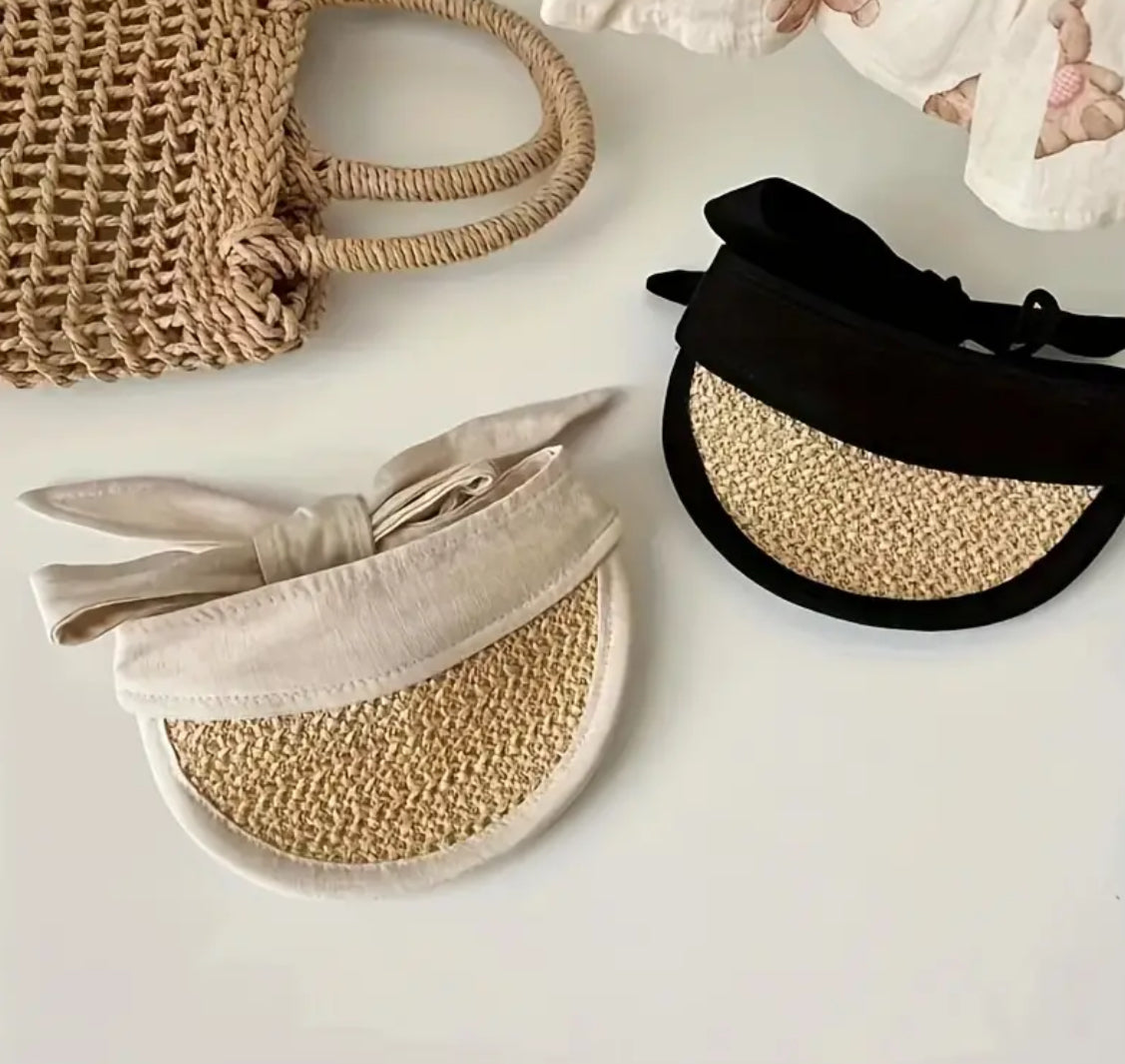 Chapeau de paille Gia pour chien | Chapeau de soleil léger pour chien