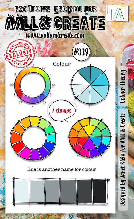 AALL and Create - Set de tampons A6 - Théorie des couleurs