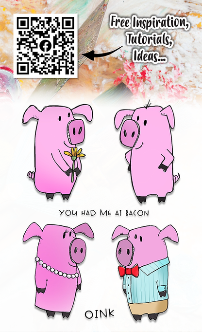 AALL and Create - Set de tampons A6 - Bacon