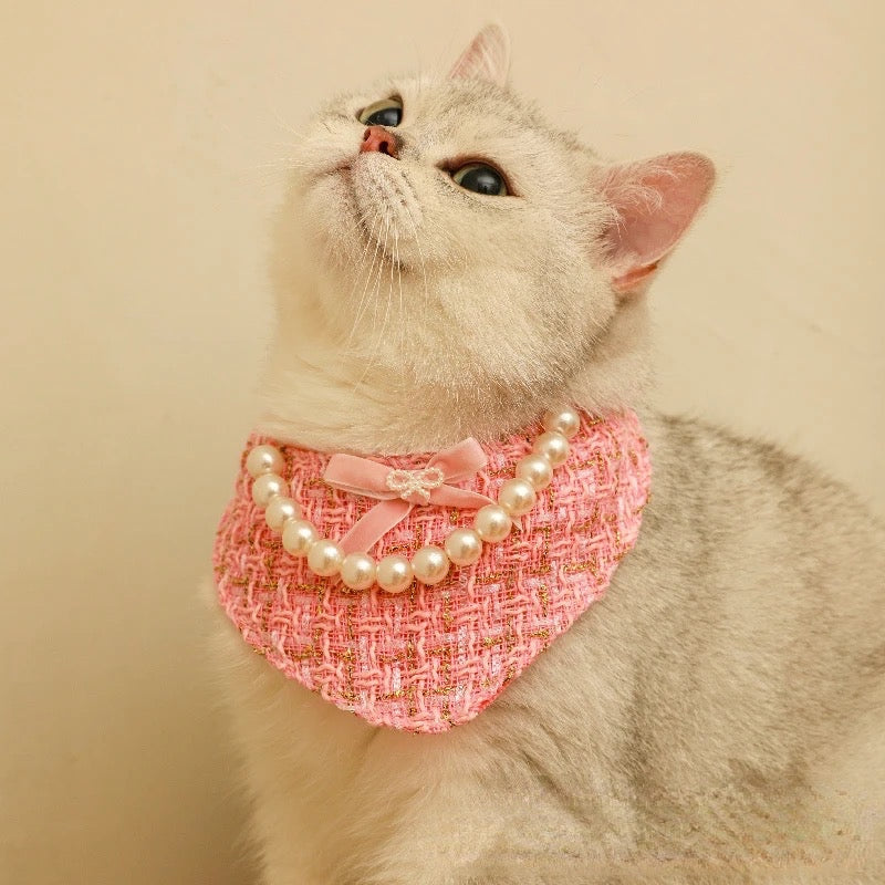 Bandana en tweed pour chien | Accessoire pour animaux de compagnie