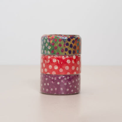 ABM Washi Tape Dotty Art By Marlene 3 Pieces