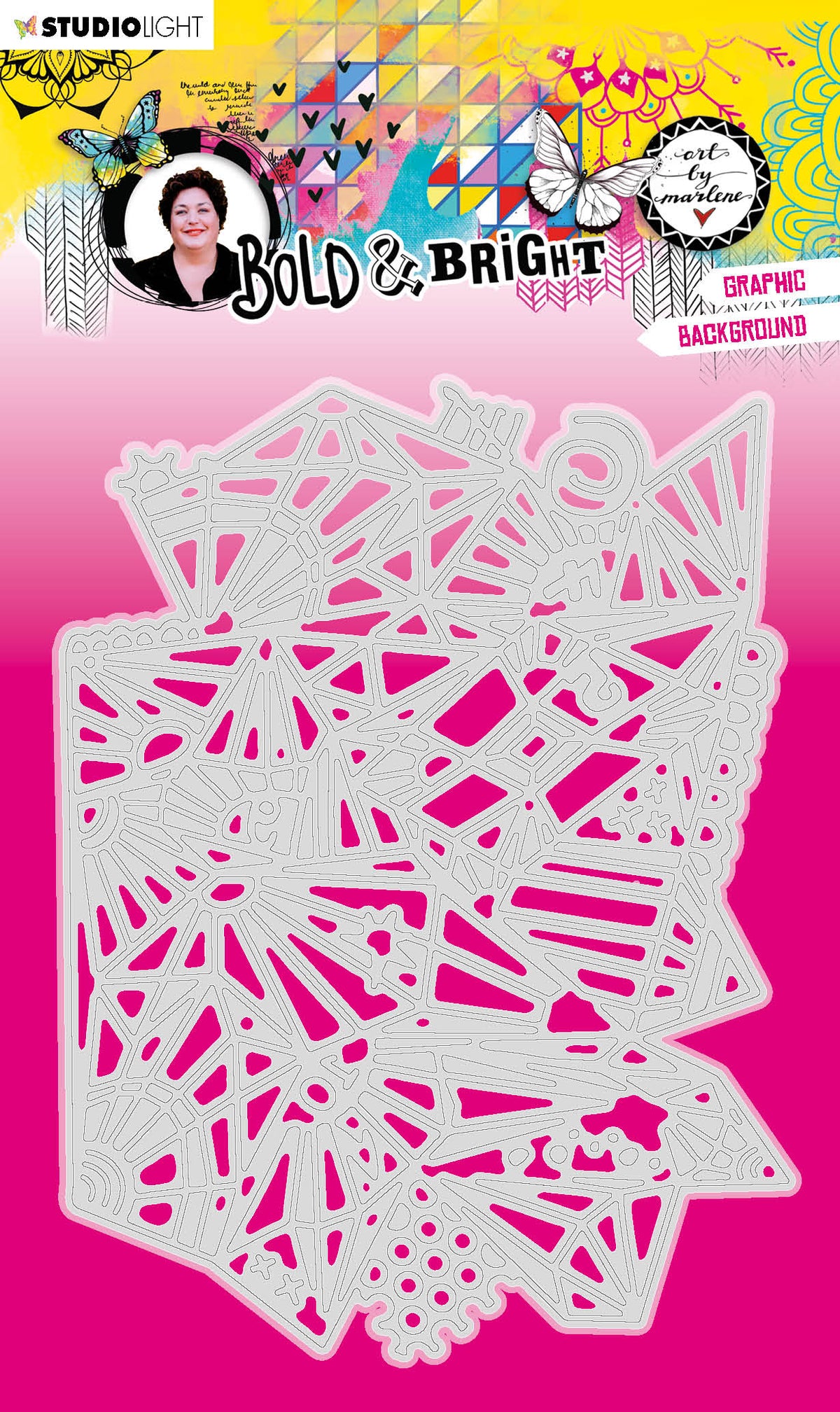 ABM Matrice de découpe Graphique Fond Vif & Lumineux 100x160x1mm 1 PC nr.134