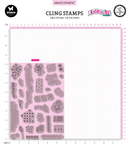 ABM Tampon adhésif Textures Essentielles exclusives 153x265x5mm 29 pièces n°47