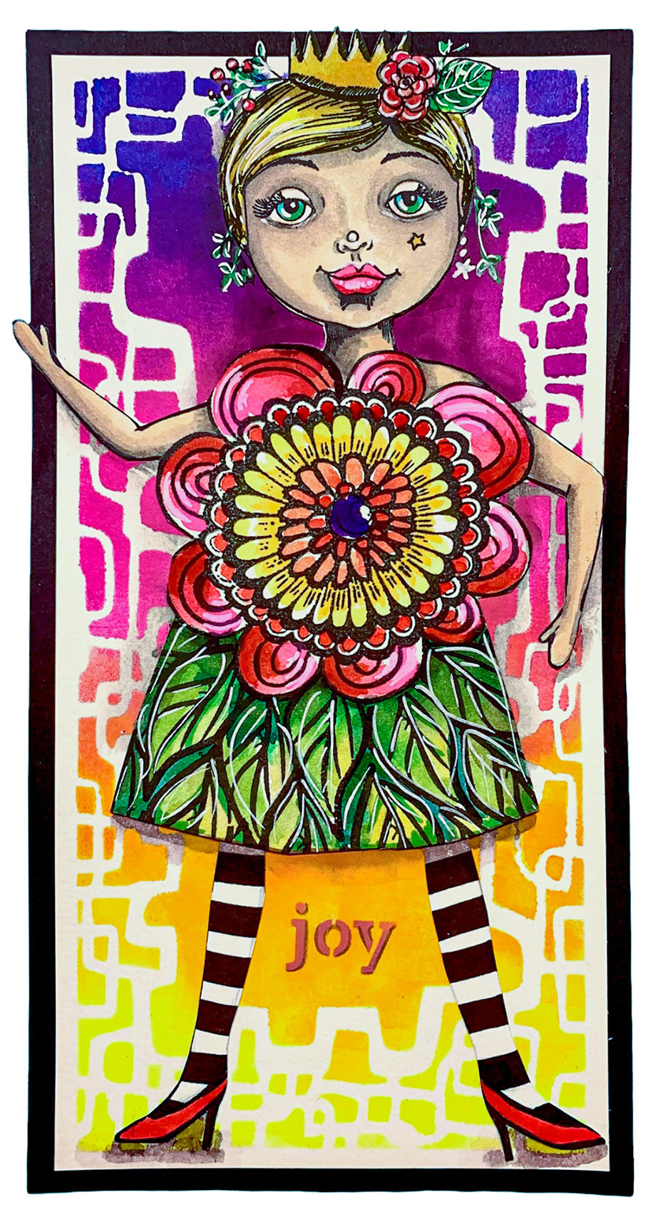 ABM Masque Cadres Ludiques Collection Mélangée 110x213x1mm 3 PC nr.137