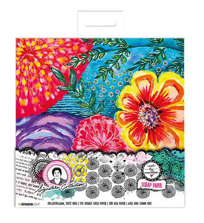Lot de papiers de scrapbooking ABM Signature Collection 304,8x304,8x3mm 12 pièces n°30