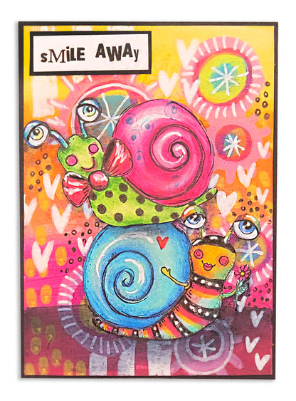 ABM Tampon Cling Snail Buddies Collection Signature 2 pièces