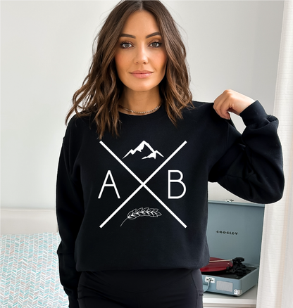 Chandail col ras du cou unisexe AB X | Alberta Apparel