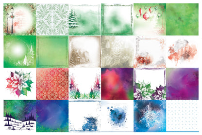 Bloc de papier Studio créatif Arden Noël vintage 30,5 x 30,5 cm