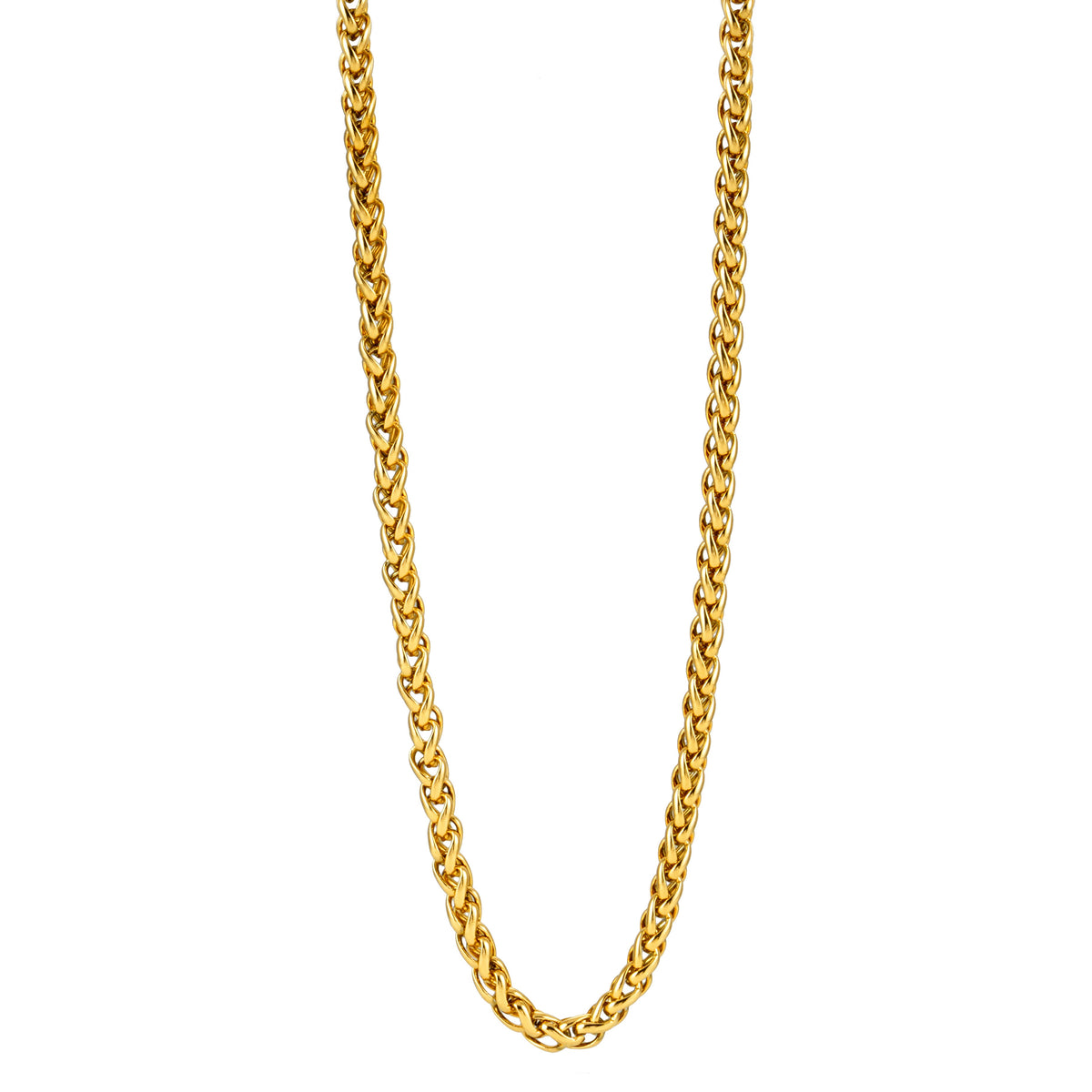 ACTON Gold : Collier chaîne byzantine largeur moyenne.