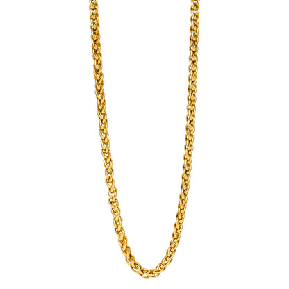 ACTON Gold : Collier chaîne byzantine largeur moyenne.