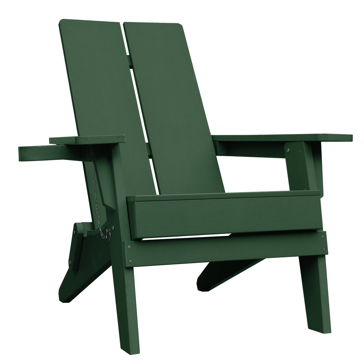 Adirondack Polymer Outdoor Folding Chair with Cupholder