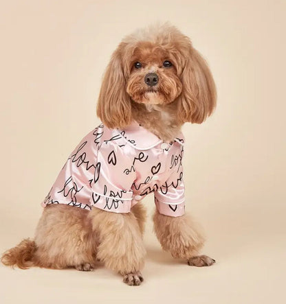 Pyjama pour chien Love Me | Ensemble de pyjama pour chien