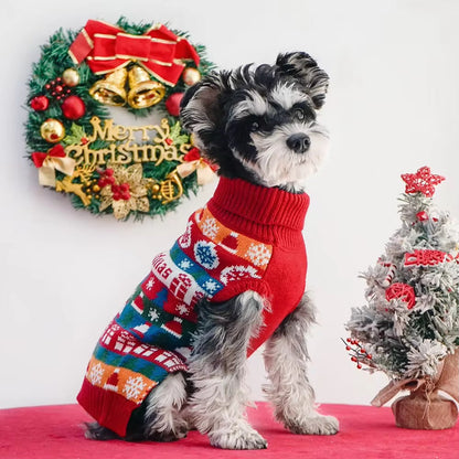 Pull de Noël Nicholas pour chien – Pull de Noël festif pour chien