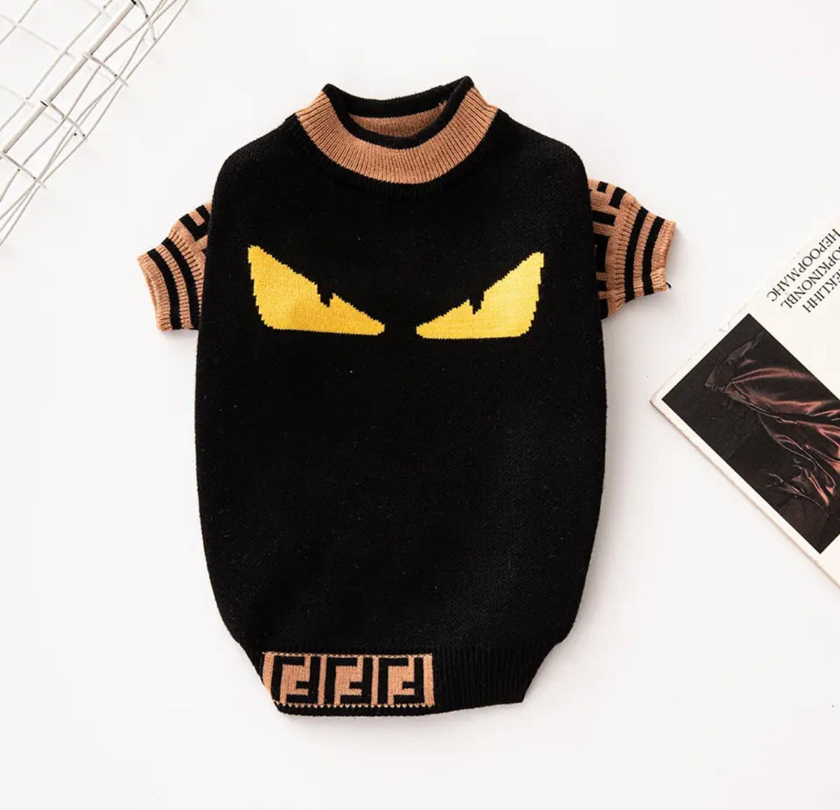 Furendi Dog Sweater | Bat Design Sweater for Small and Large Dogs