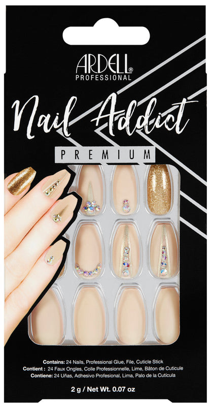Ardell Nail Addict Nude Bijoux - Premium