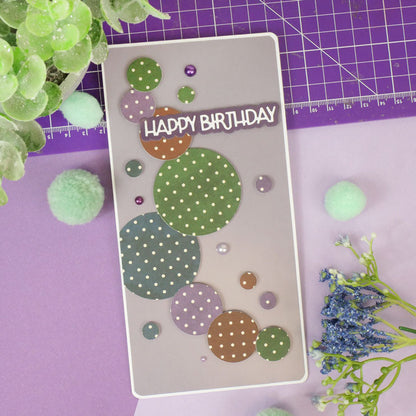 Adorables packs de cartes design Scorable - Pois antiques