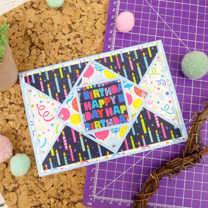 Pochettes de cartes Designer adorables et notables - Joyeux Anniversaire