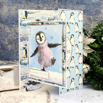 Adorables paquets de cartes à gratter pour designers - La parade des pingouins