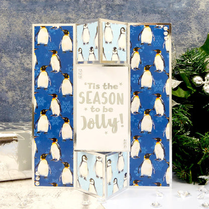 Adorables paquets de cartes à gratter pour designers - La parade des pingouins