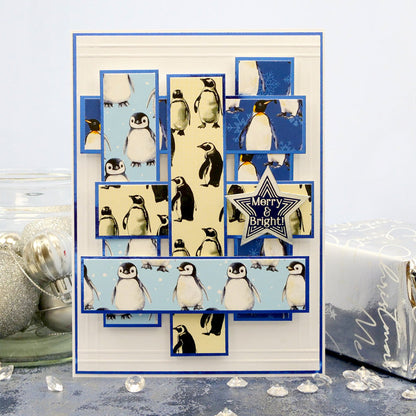 Adorables paquets de cartes à gratter pour designers - La parade des pingouins
