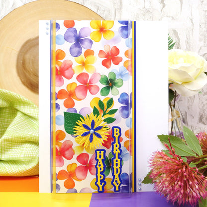Packs de Cartes Design Adorable Scorable – Motifs Floraux Arc-en-Ciel
