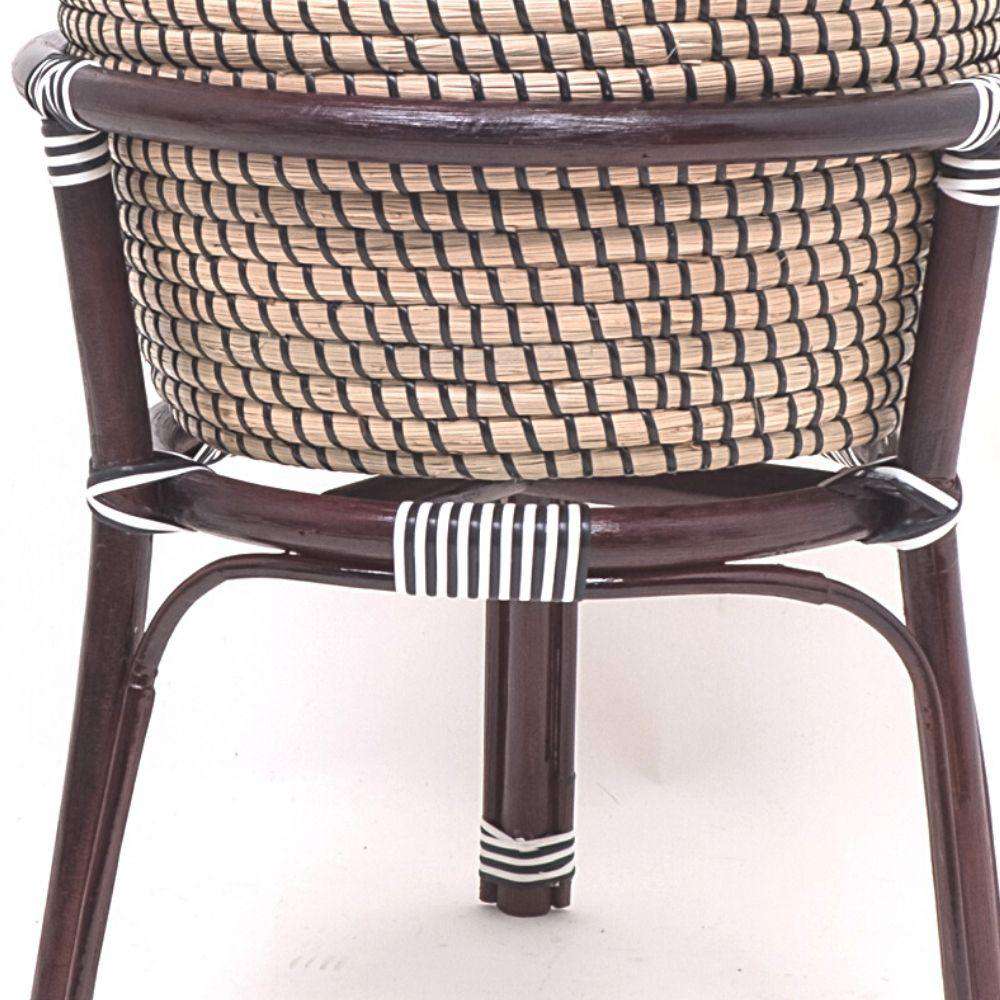 Ayu - Jardinière Bohème Sur Support En Bois