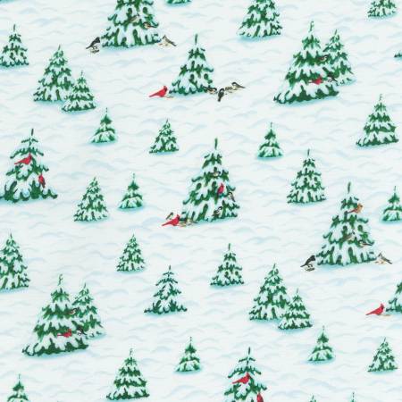 I'm Snow Cute par Robert Kaufman - Arbres enneigés