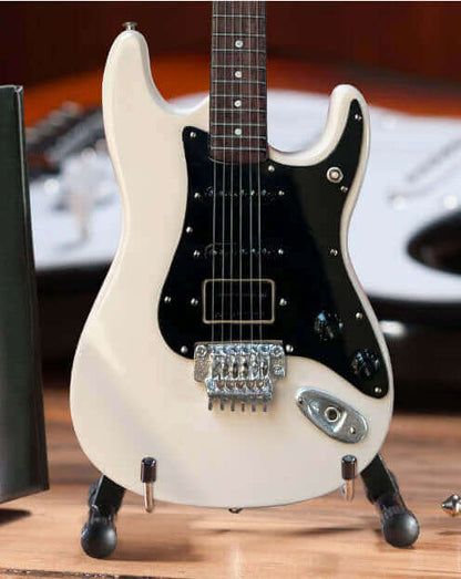 Alex Lifeson Hentor Sportscaster Miniature Guitar Model - Officially Licensed