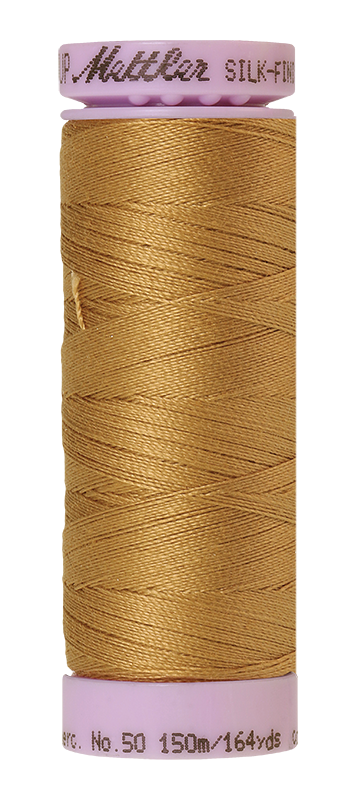 Mettler Fil de coton 50wt Silk-finish uni 164yd/150m Sisal