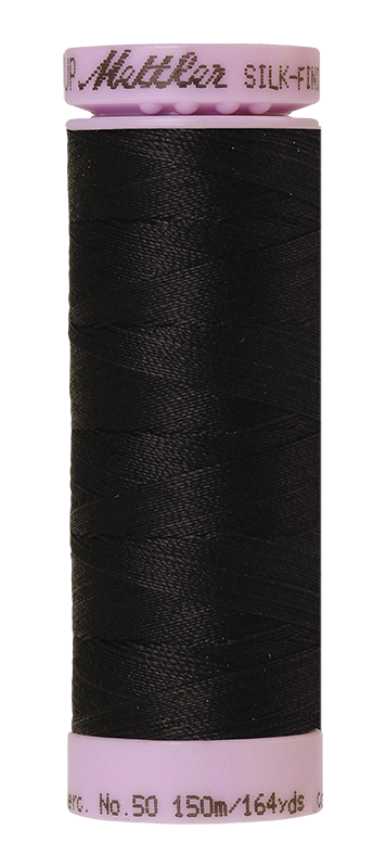Fil de coton Mettler Silk-finish 50wt, 164 verges/150 m, couleur Deep Well