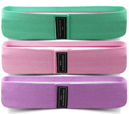 Lot de 3 bandes de résistance antidérapantes pour fessiers