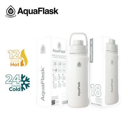 Bouteilles d'eau isothermes sous vide AquaFlask Original 530ml (18oz)