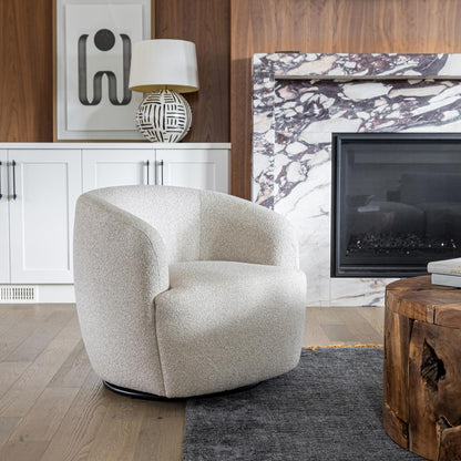 Fauteuil pivotant Aspen - Buff Beige