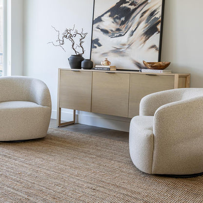 Fauteuil pivotant Aspen - Buff Beige