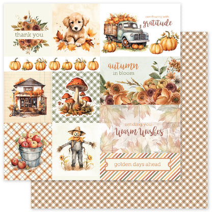 Autumn Florals Basics 6x6 Paper Collection 35448