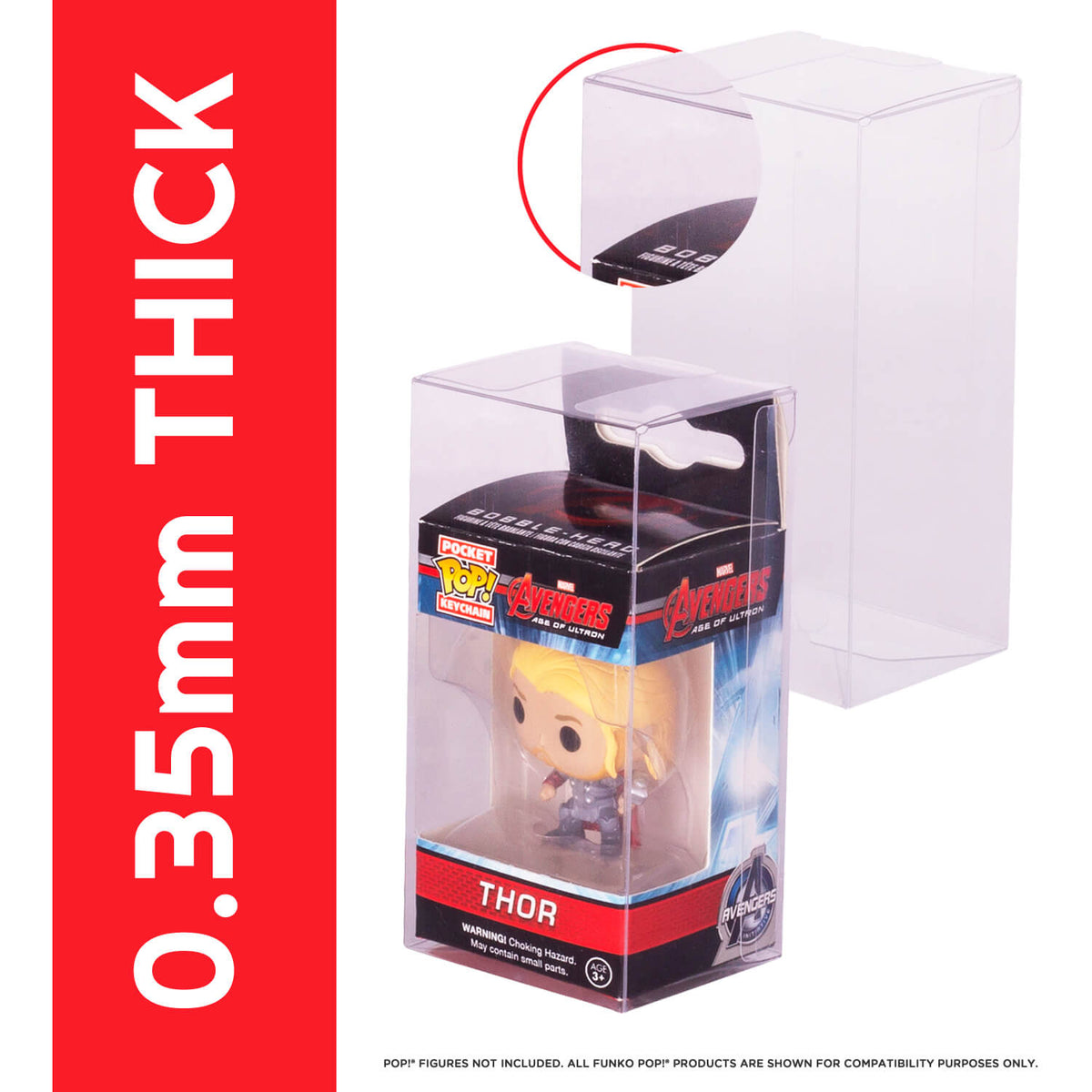 EVORETRO Funko Pop Keychain PET Protectors