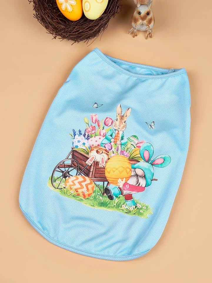 Chemise bleue de Pâques