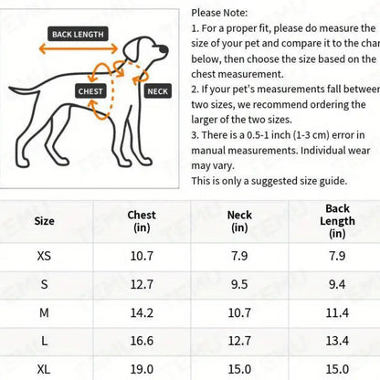 T-shirt Jackson pour chien | T-shirt pour chien à rayures transparentes