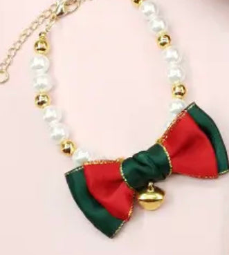 Evergreen Charm Dog Necklace | Holiday Dog Jewelry Accessory